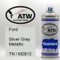 Preview: Ford, Silver Gray Metallic, TN / M2813: 400ml Sprühdose, von ATW Autoteile West.